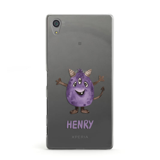 Purple Monster Custom Sony Xperia Case