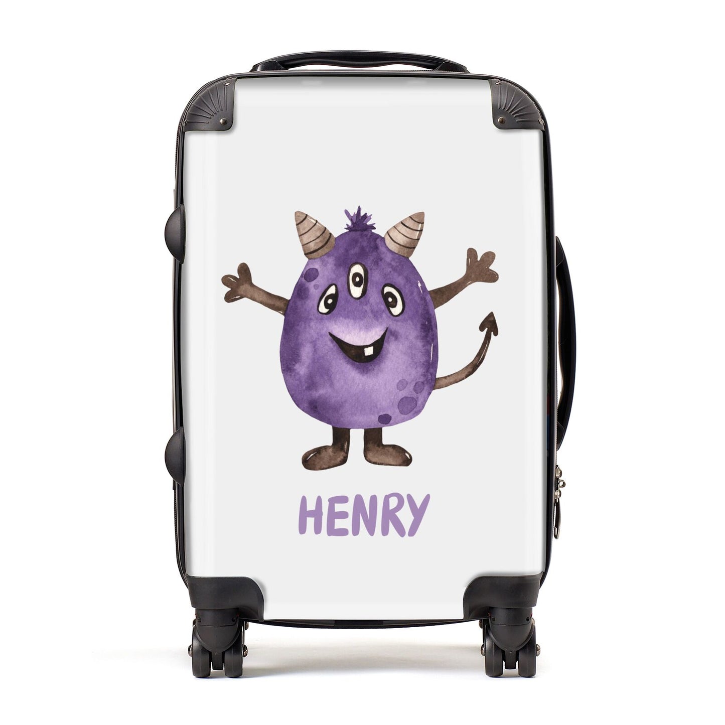 Purple Monster Custom Suitcase