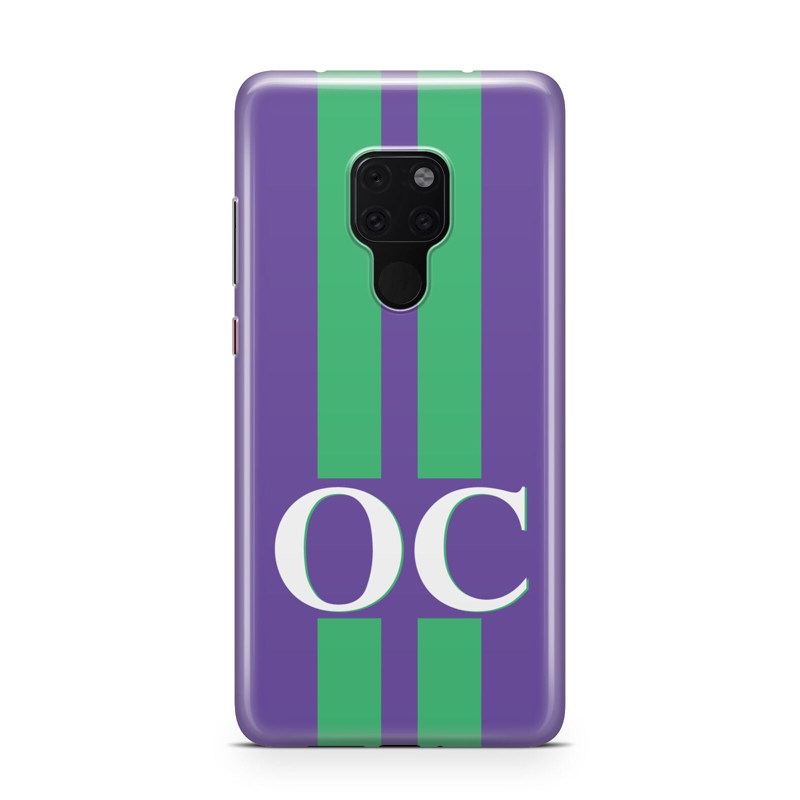 Purple Personalised Initials Huawei Mate 20 Phone Case