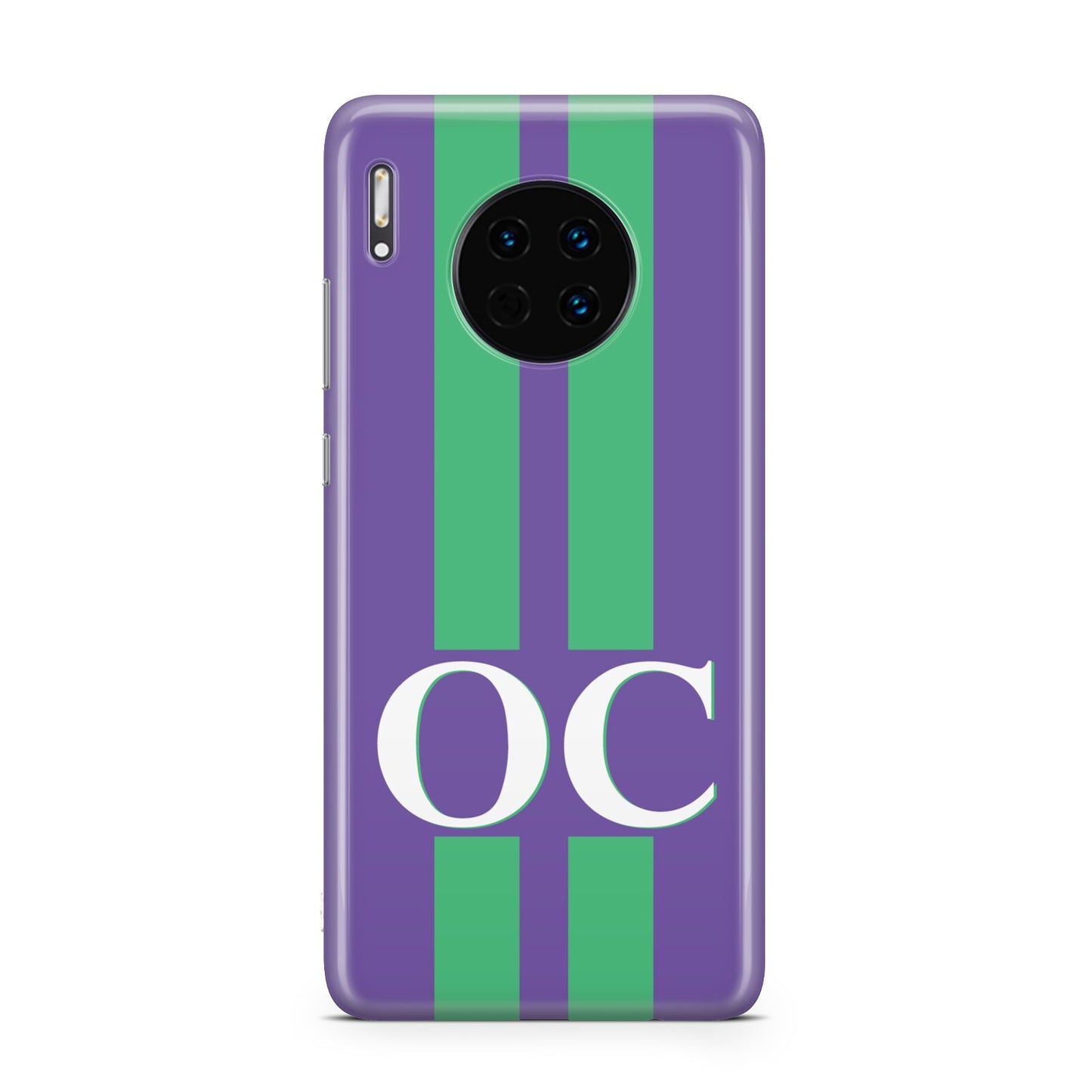 Purple Personalised Initials Huawei Mate 30