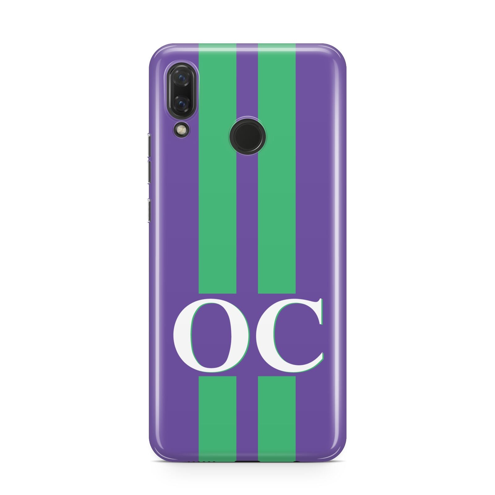 Purple Personalised Initials Huawei Nova 3 Phone Case