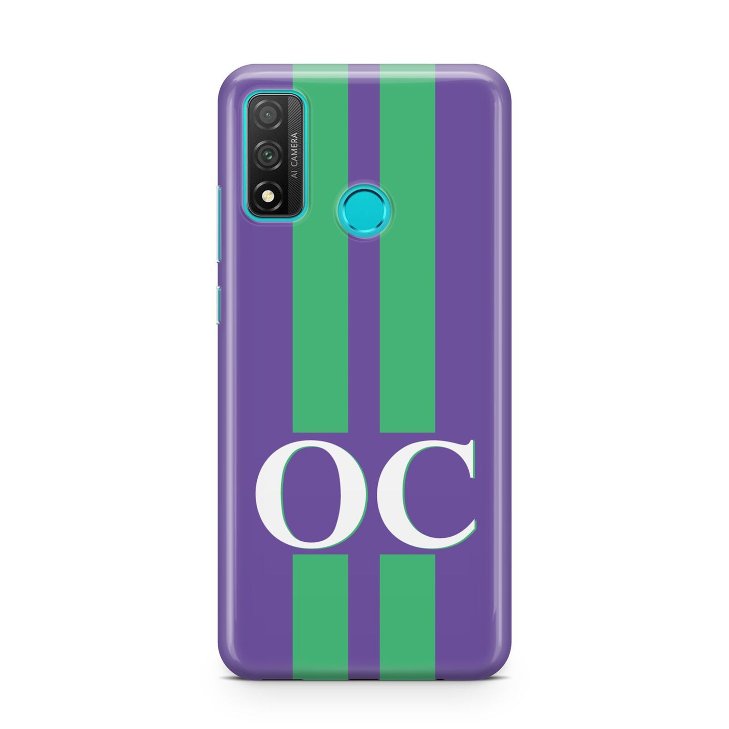 Purple Personalised Initials Huawei P Smart 2020