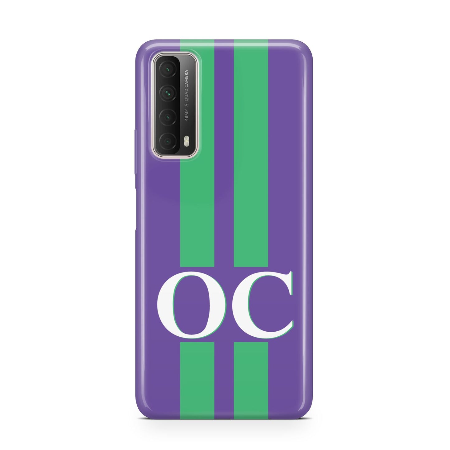 Purple Personalised Initials Huawei P Smart 2021