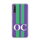 Purple Personalised Initials Huawei P Smart Pro 2019