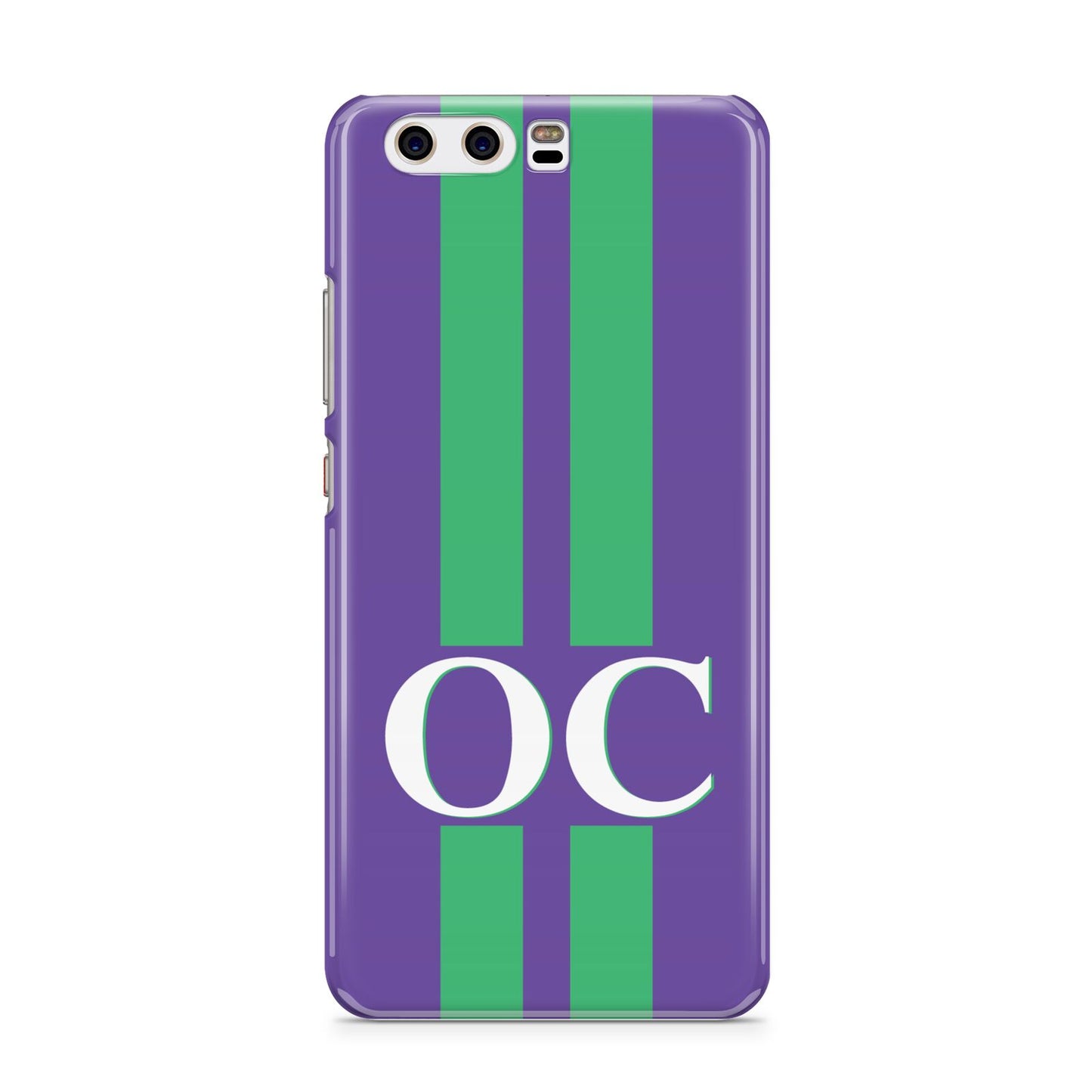 Purple Personalised Initials Huawei P10 Phone Case