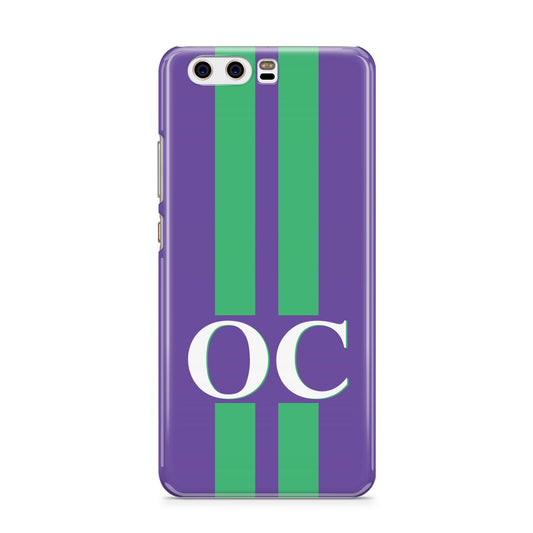 Purple Personalised Initials Huawei P10 Phone Case