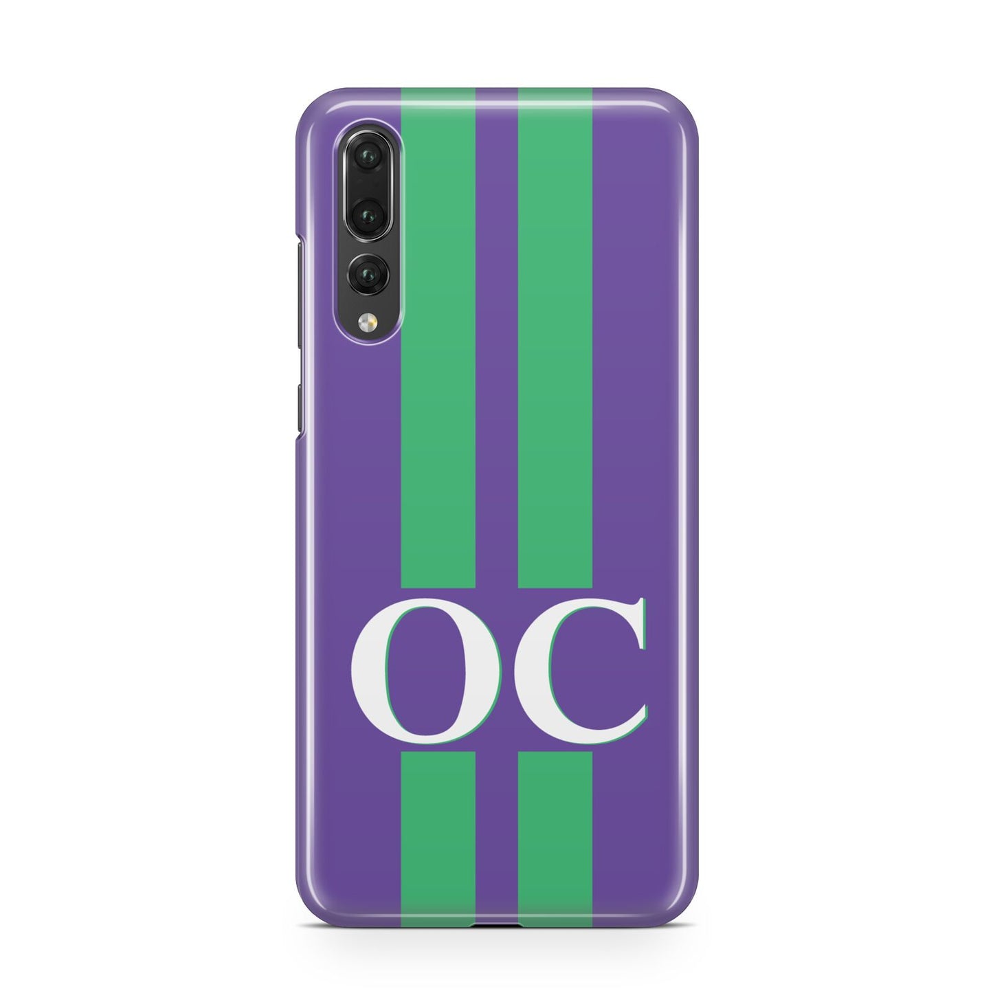 Purple Personalised Initials Huawei P20 Pro Phone Case