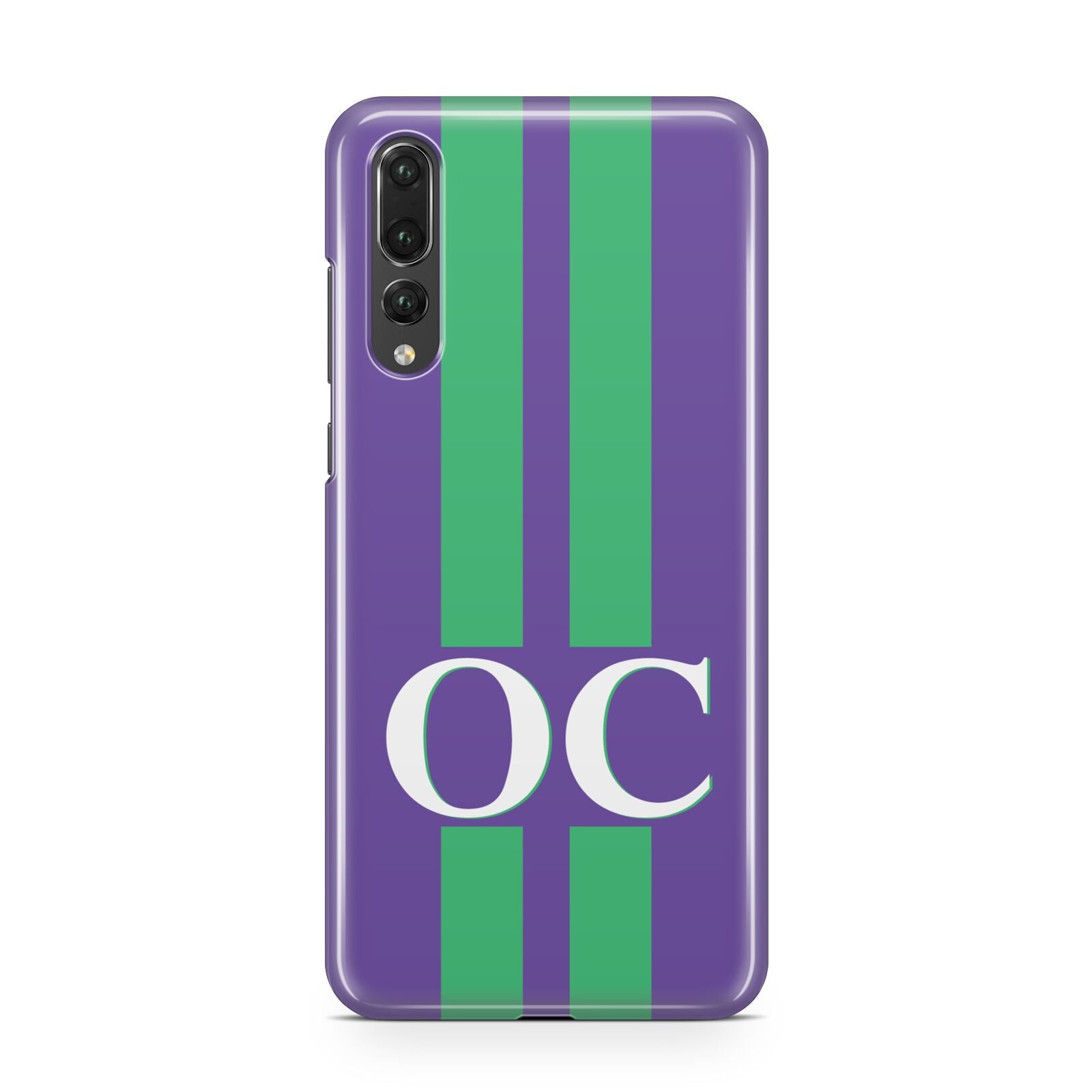 Purple Personalised Initials Huawei P20 Pro Phone Case
