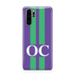 Purple Personalised Initials Huawei P30 Pro Phone Case