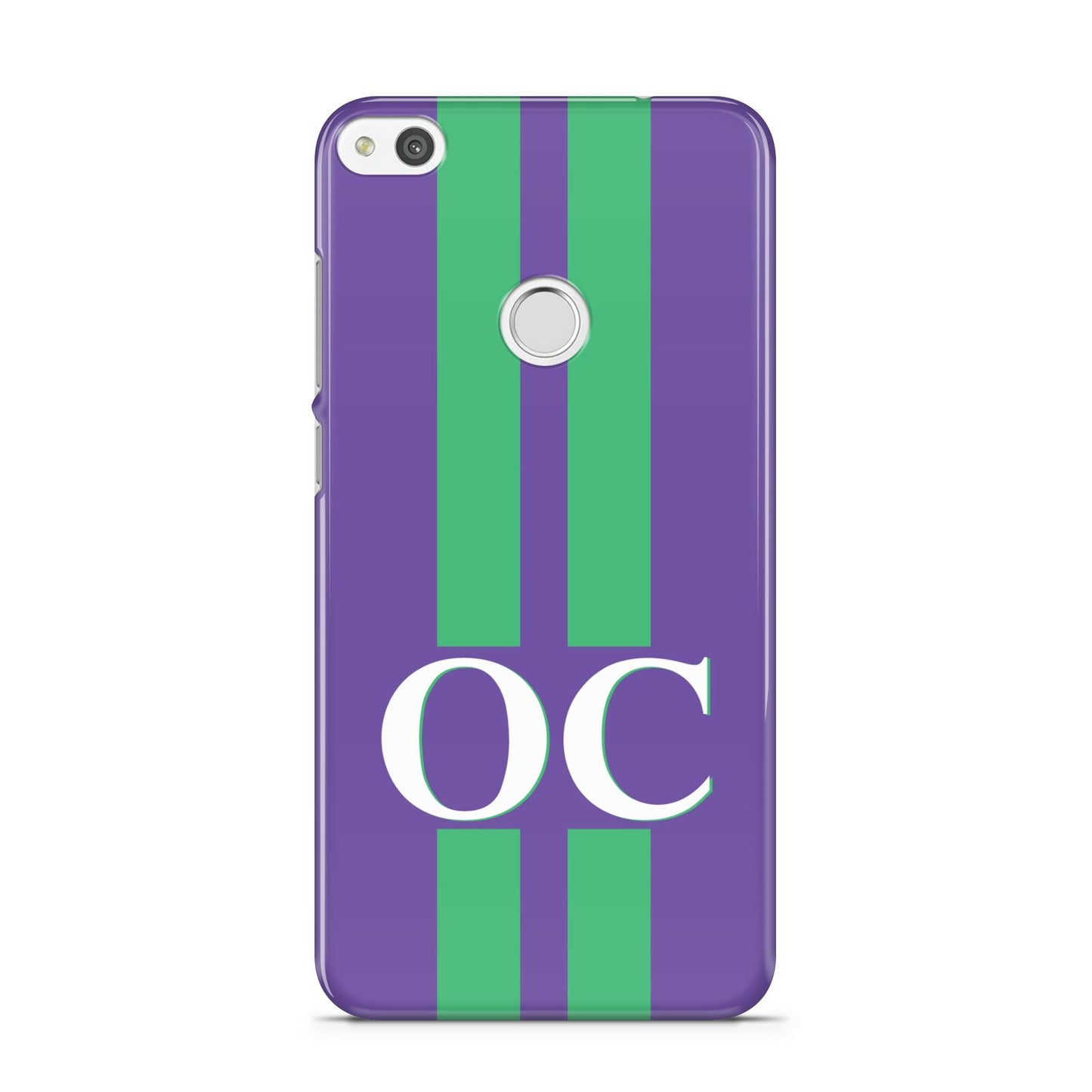 Purple Personalised Initials Huawei P8 Lite Case
