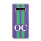 Purple Personalised Initials Protective Samsung Galaxy Case