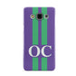 Purple Personalised Initials Samsung Galaxy A3 Case