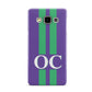 Purple Personalised Initials Samsung Galaxy A5 Case