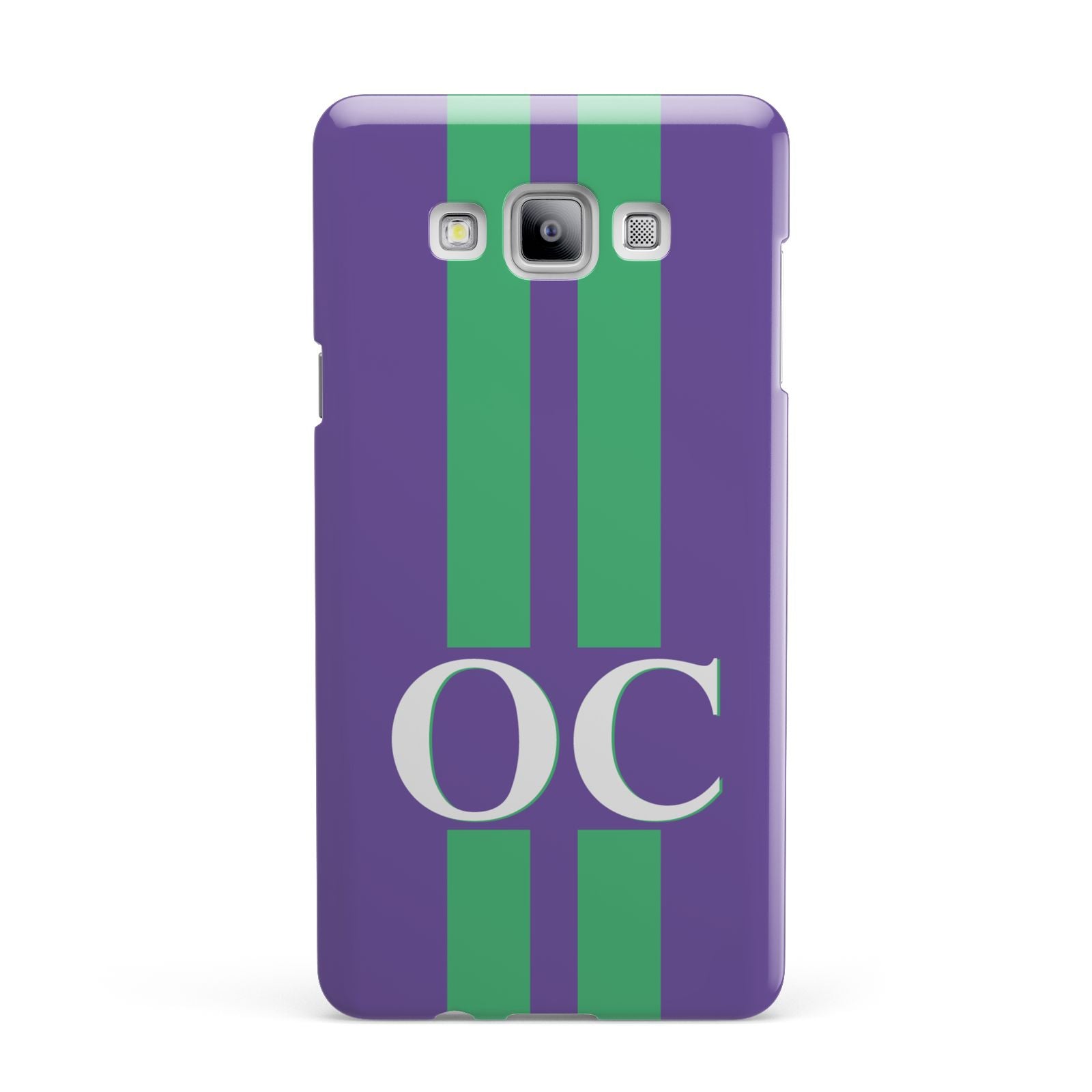 Purple Personalised Initials Samsung Galaxy A7 2015 Case