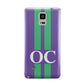 Purple Personalised Initials Samsung Galaxy Note 4 Case