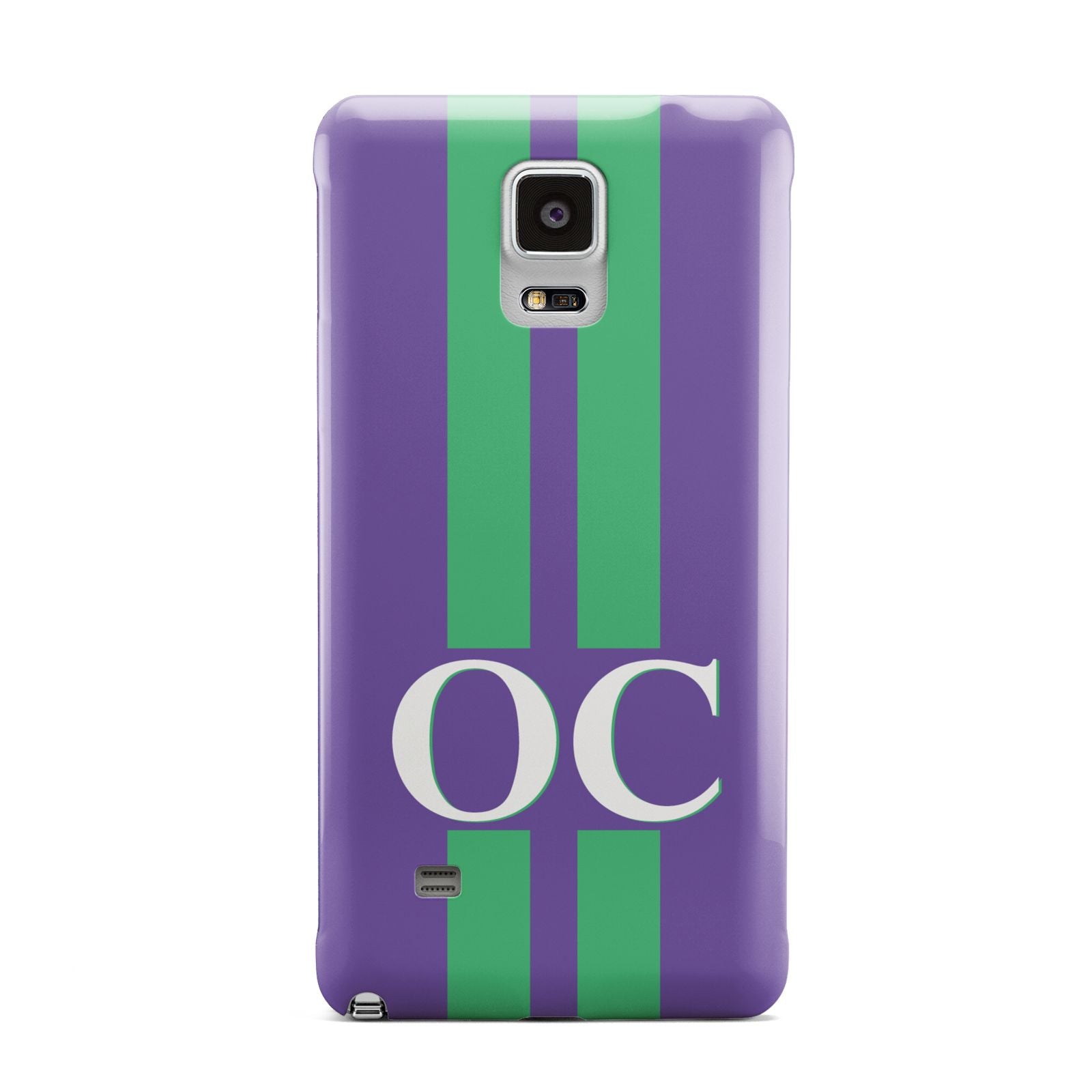 Purple Personalised Initials Samsung Galaxy Note 4 Case
