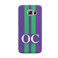 Purple Personalised Initials Samsung Galaxy S6 Case