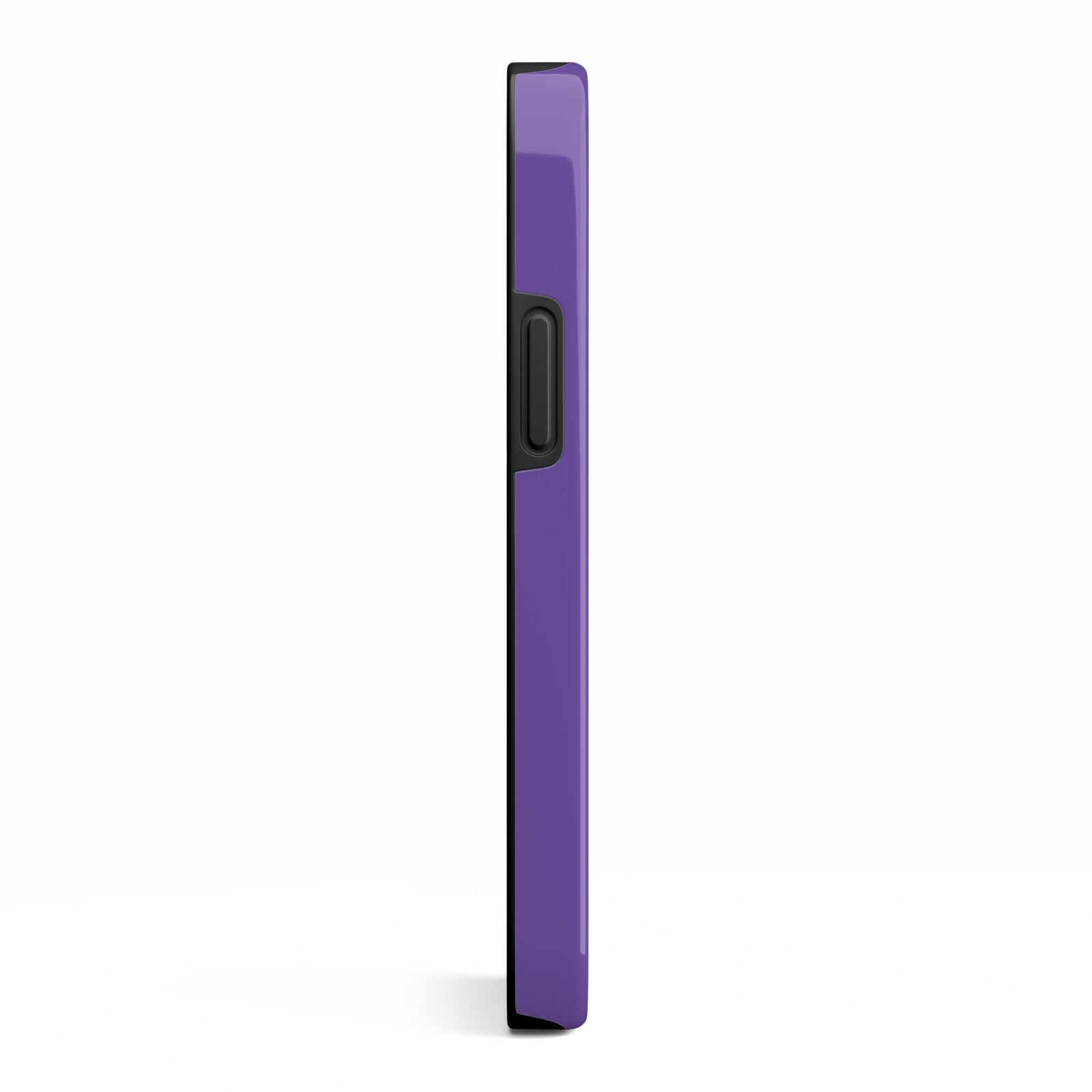 Purple Personalised Initials iPhone 13 Mini Side Image 3D Tough Case