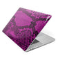 Purple Snakeskin Apple MacBook Case Side View