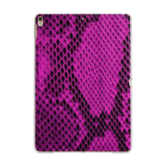 Purple Snakeskin Apple iPad Gold Case