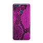Purple Snakeskin Huawei P Smart Case