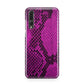 Purple Snakeskin Huawei P20 Pro Phone Case