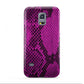 Purple Snakeskin Samsung Galaxy S5 Mini Case