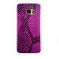 Purple Snakeskin Samsung Galaxy S7 Edge Case