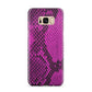 Purple Snakeskin Samsung Galaxy S8 Plus Case