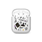 Purple and Black Halloween Illustrations AirPods Case