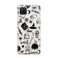 Purple and Black Halloween Illustrations Samsung A12 Case