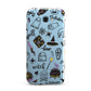 Purple and Black Halloween Illustrations Samsung Galaxy A7 2017 Case