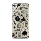 Purple and Black Halloween Illustrations Samsung Galaxy A8 2016 Case