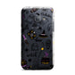 Purple and Black Halloween Illustrations Samsung Galaxy J1 2016 Case