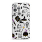 Purple and Black Halloween Illustrations iPhone 13 Pro Max Clear Bumper Case
