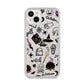 Purple and Black Halloween Illustrations iPhone 14 Plus Glitter Tough Case Starlight
