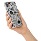 Purple and Black Halloween Illustrations iPhone X Bumper Case on Silver iPhone Alternative Image 2