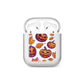 Purple and Orange Autumn Illustrations AirPods Case