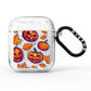 Purple and Orange Autumn Illustrations AirPods Glitter Case
