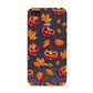 Purple and Orange Autumn Illustrations Apple iPhone 4s Case