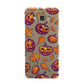 Purple and Orange Autumn Illustrations Samsung Galaxy A8 Case