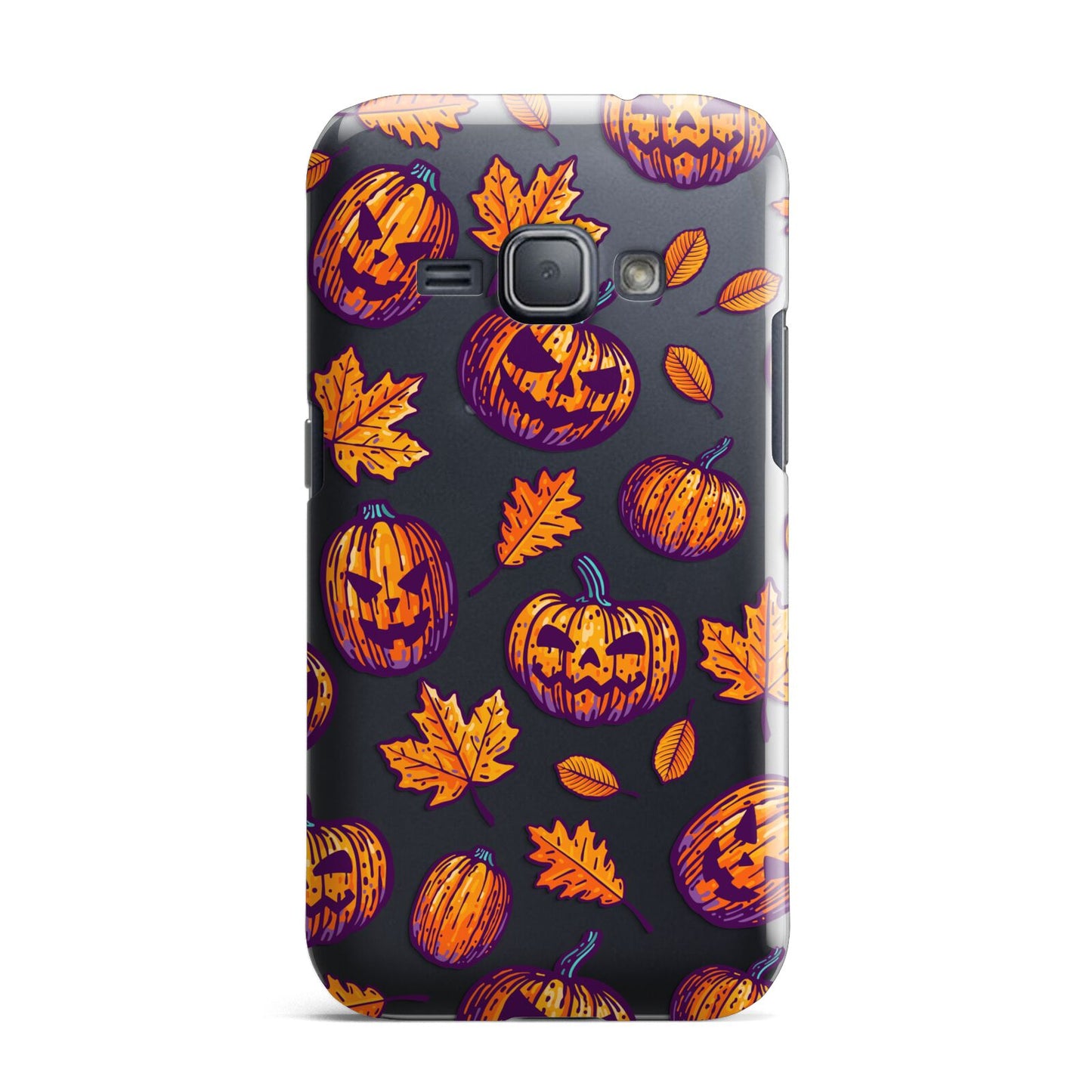 Purple and Orange Autumn Illustrations Samsung Galaxy J1 2016 Case