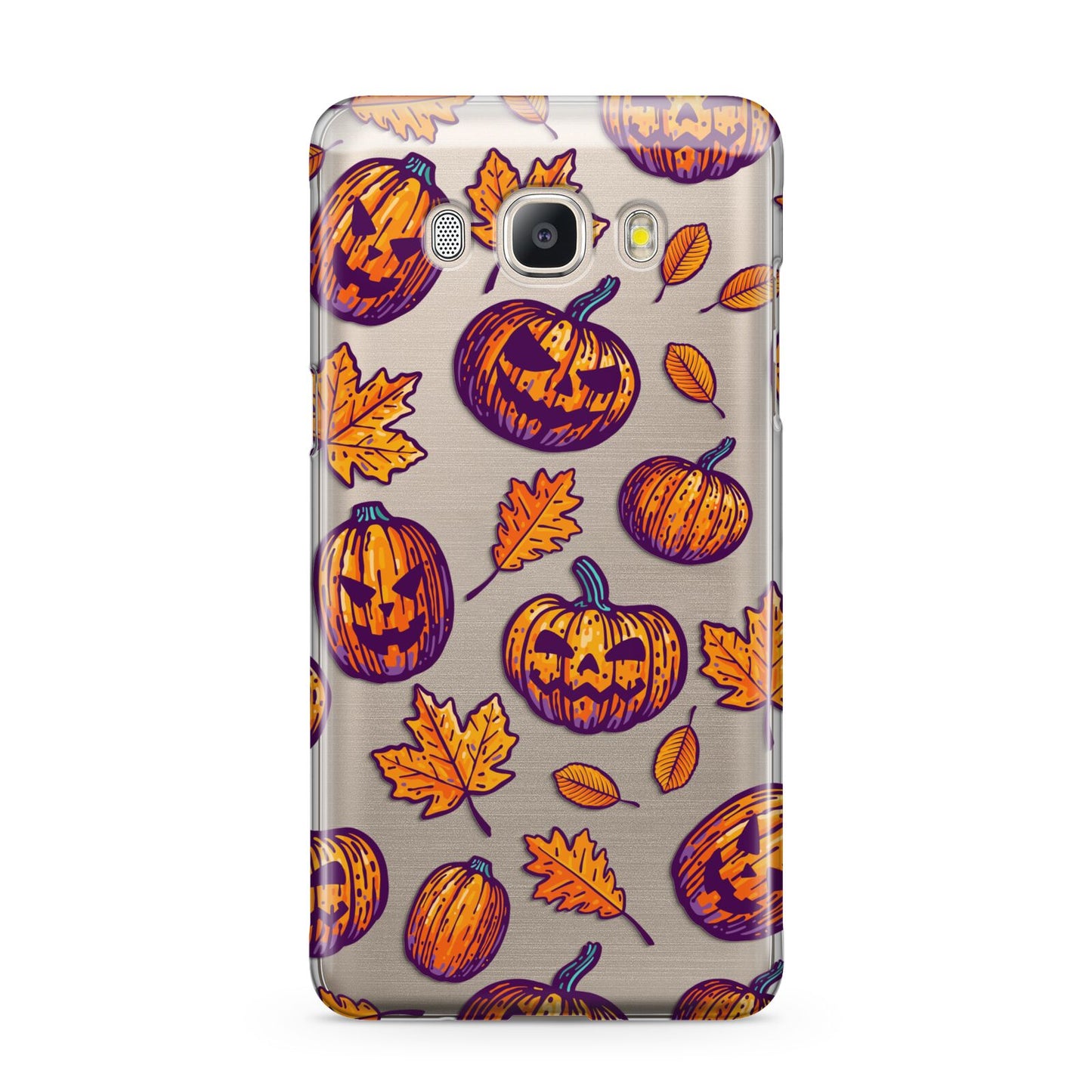 Purple and Orange Autumn Illustrations Samsung Galaxy J5 2016 Case