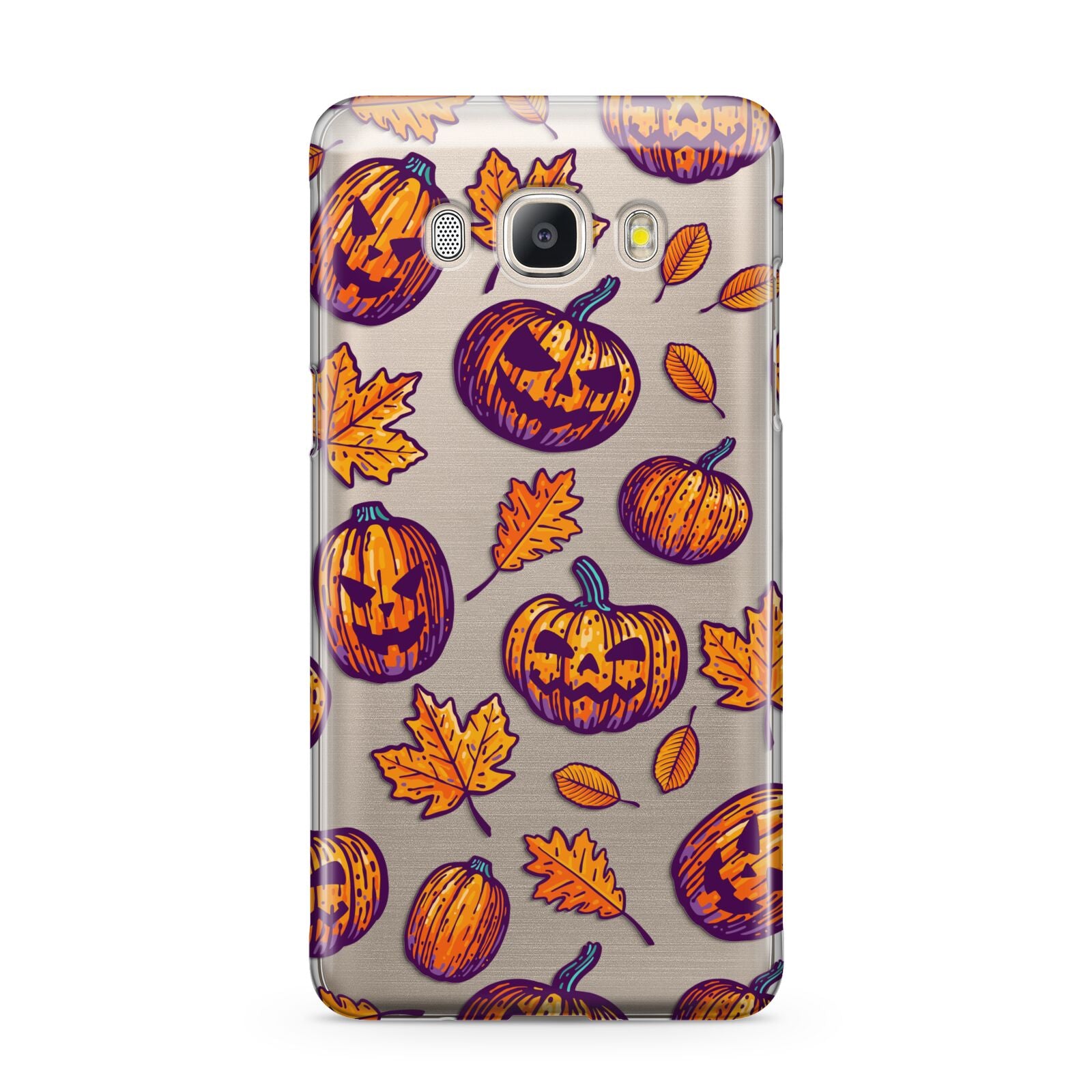 Purple and Orange Autumn Illustrations Samsung Galaxy J5 2016 Case