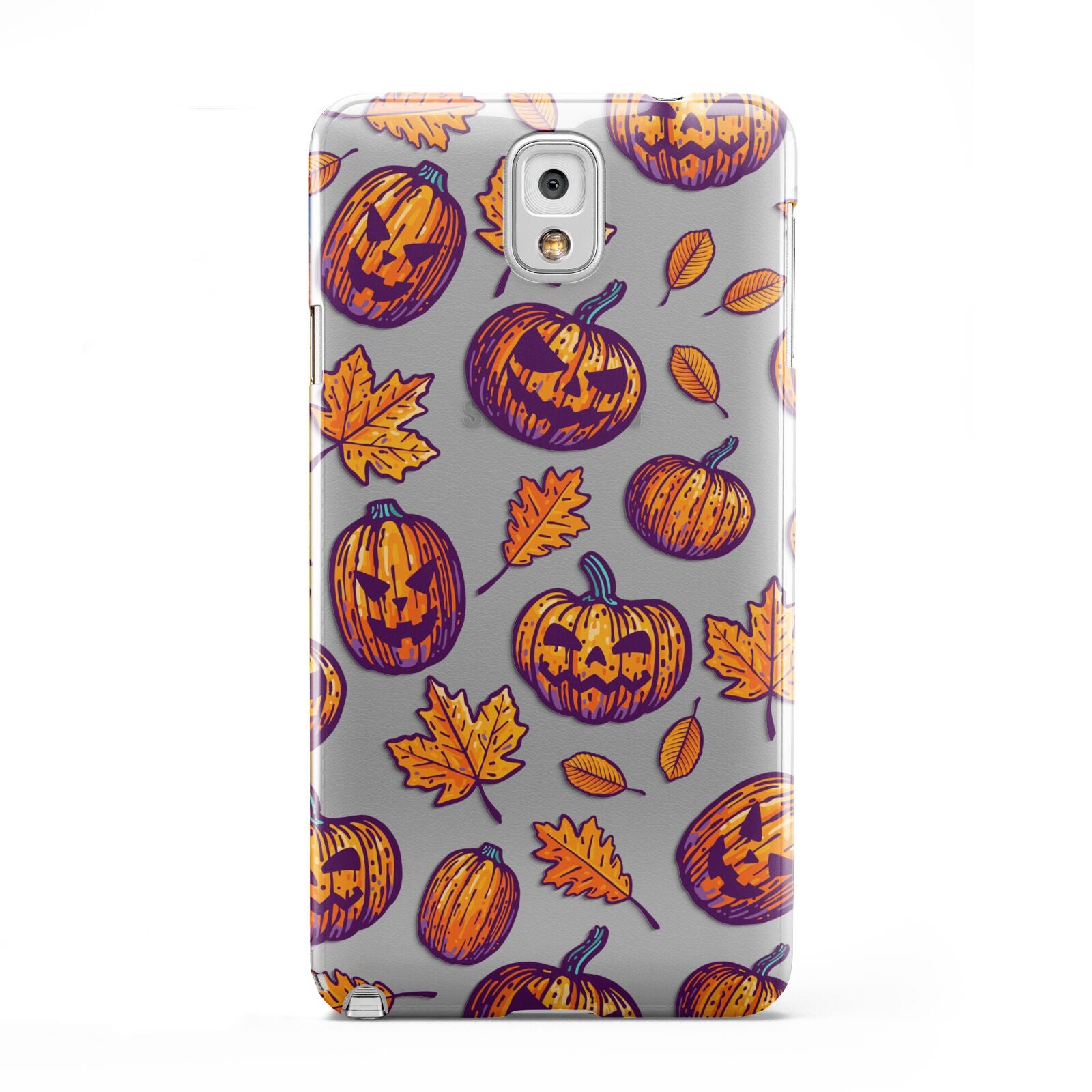 Purple and Orange Autumn Illustrations Samsung Galaxy Note 3 Case