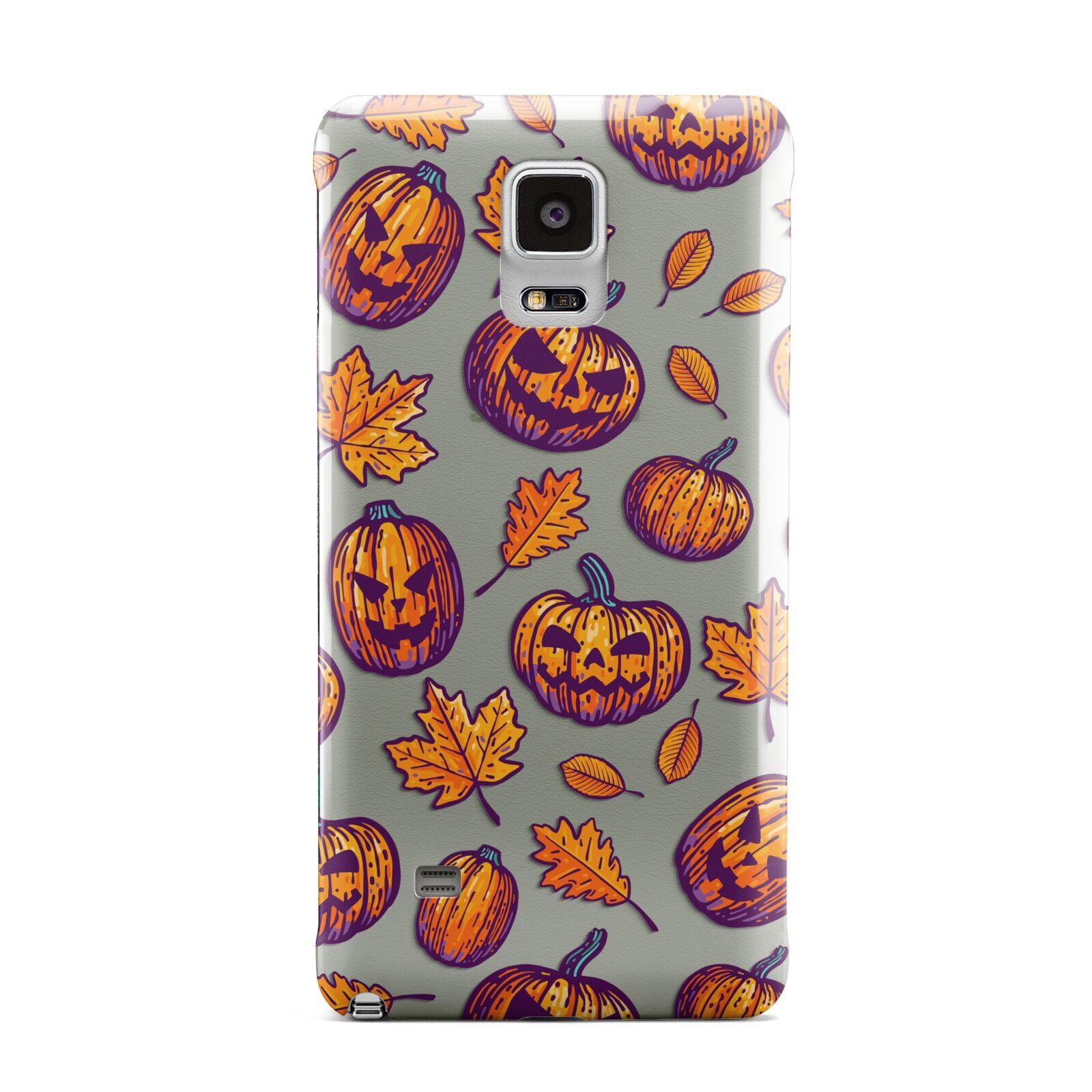 Purple and Orange Autumn Illustrations Samsung Galaxy Note 4 Case