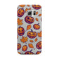 Purple and Orange Autumn Illustrations Samsung Galaxy S6 Edge Case