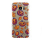 Purple and Orange Autumn Illustrations Samsung Galaxy S7 Edge Case