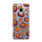 Purple and Orange Autumn Illustrations Samsung Galaxy S9 Case