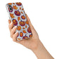 Purple and Orange Autumn Illustrations iPhone X Bumper Case on Silver iPhone Alternative Image 2